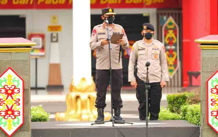 Kapolda Kalteng Sampaikan Hasil Rapim TNI-Polri 2022