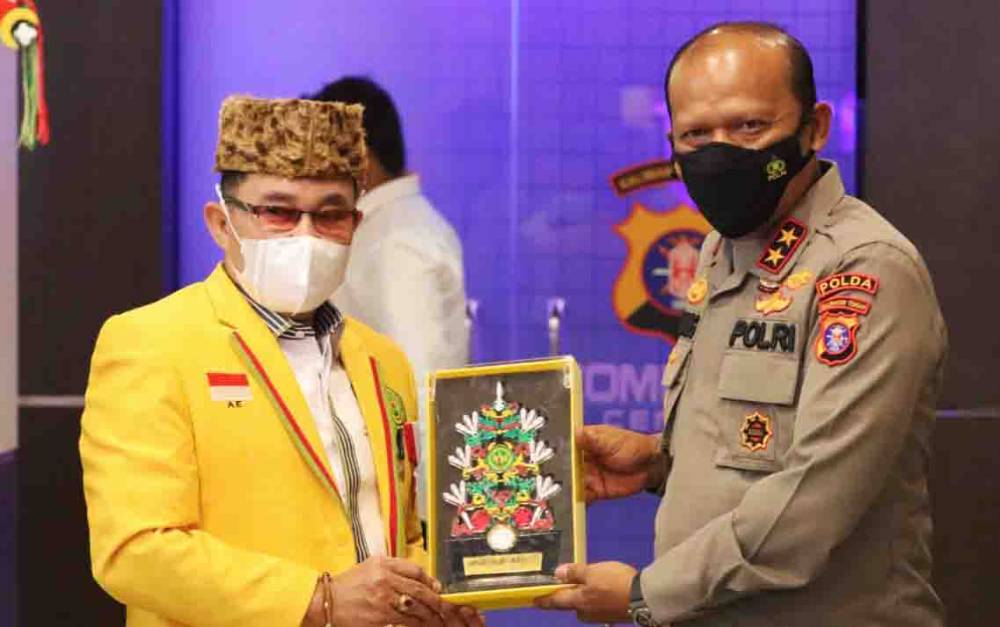Kapolda Kalteng Terima Silaturahmi Rektor UPR