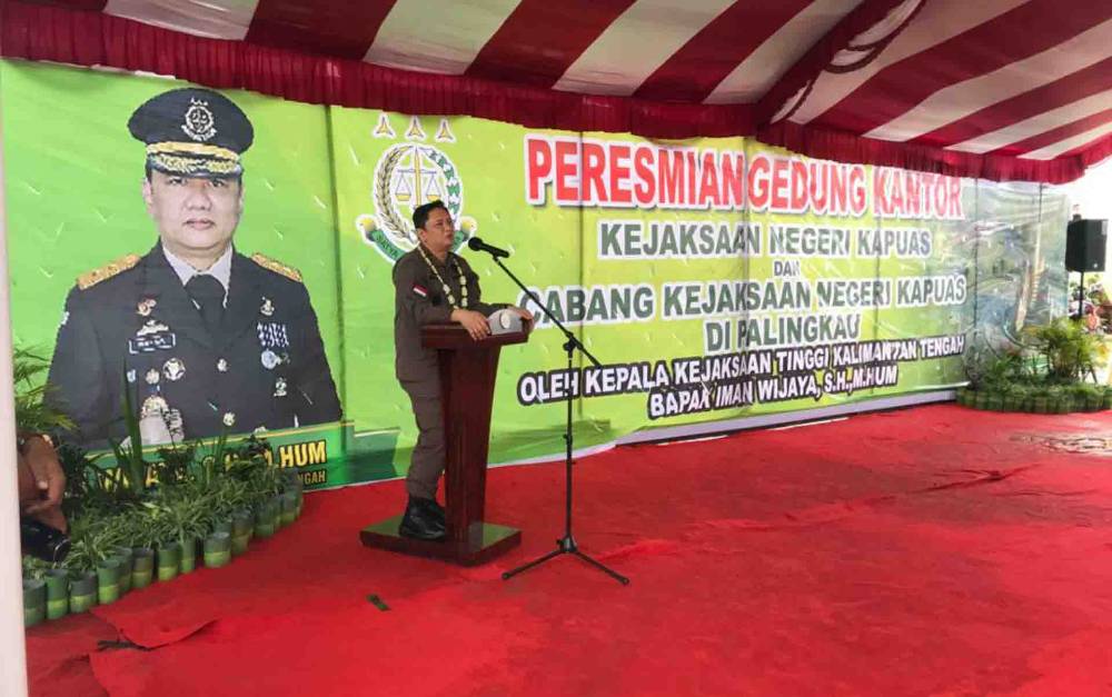 Ini Harapan Kajati Kalteng saat Resmikan Gedung Baru Kejari Kapuas
