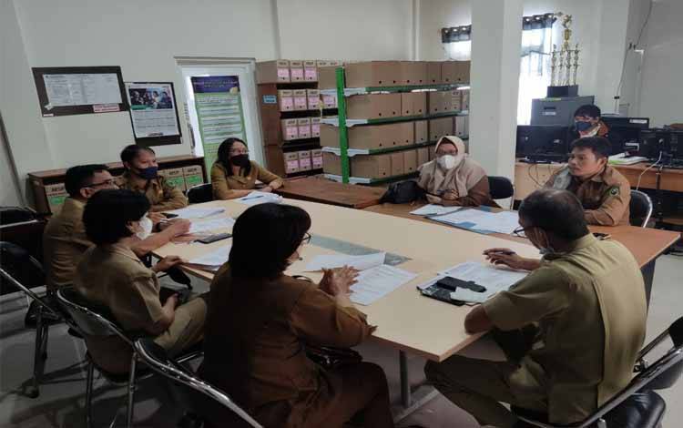 Disarpustaka Kapuas Lakukan Perencanaan Kegiatan Kearsipan, Ini Tujuannya