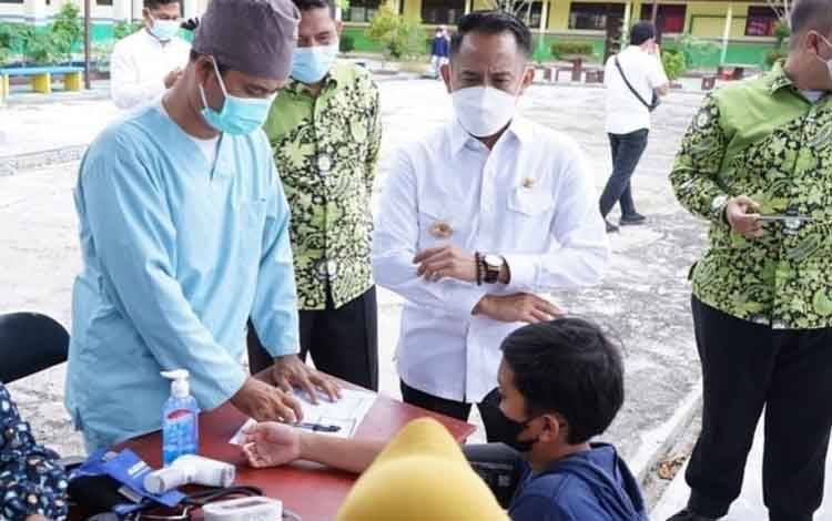 Wali Kota Palangka Raya Berharap Sinergi Sukseskan Vaksinasi Terus Dijalankan