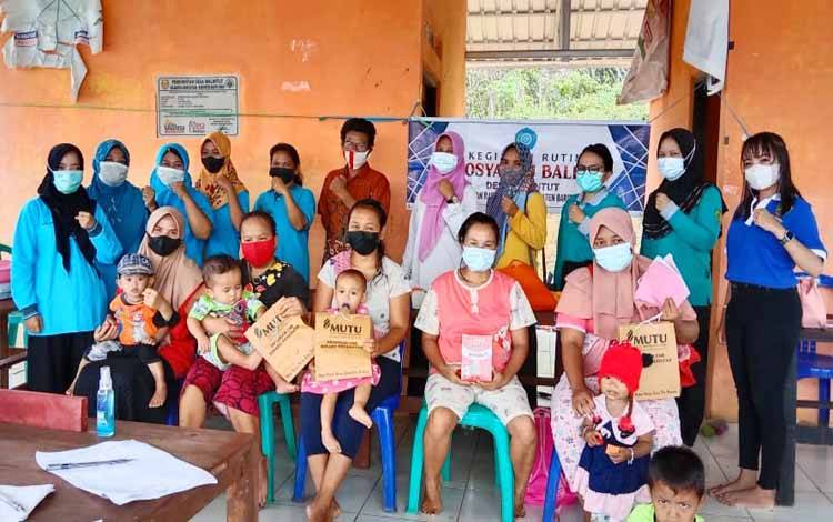 Cegah Penularan Covid-19, Pemdes Malintut Tingkatkan Pemberian Makanan Tambahan