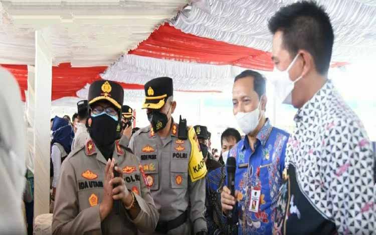 Lakukan Kunker ke Barito Utara, Wakapolda Kalteng Berharap Pemkab Saling Koordinasi