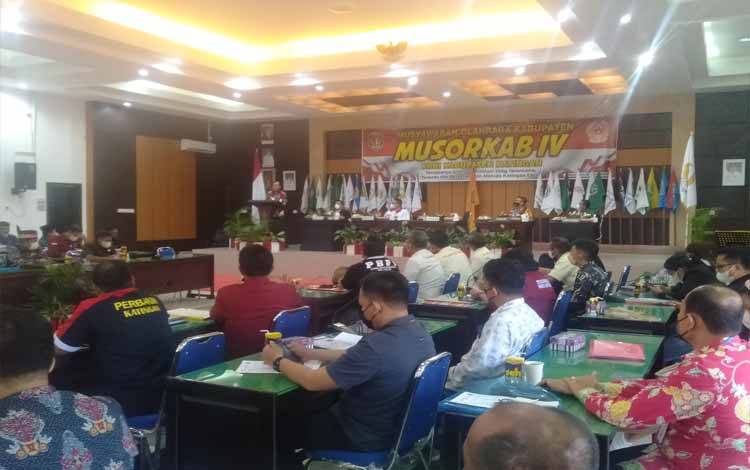 Sakariyas Buka Musorkab KONI Katingan, Ini Pesannya