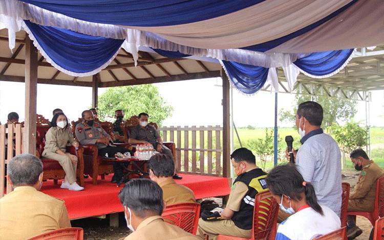 Bupati Pulang Pisau Semangati Petani Food Estate