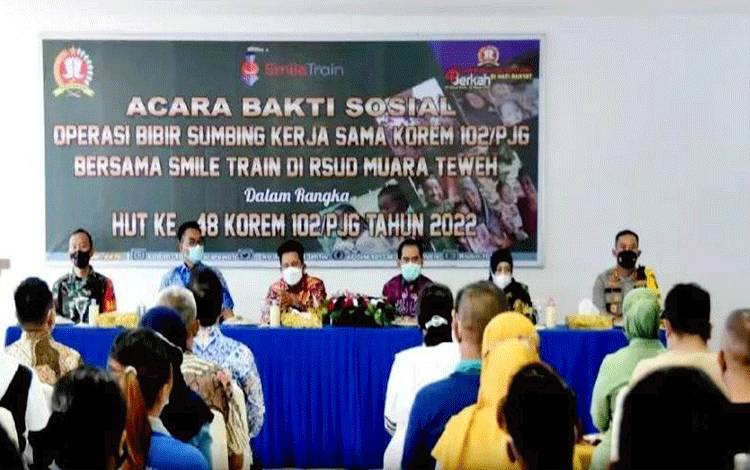 Buka Bakti Sosial Operasi Bibir Sumbing, ini Kata Bupati Barito Utara