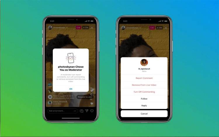 Instagram Berikan Fitur Moderator untuk Siaran Langsung