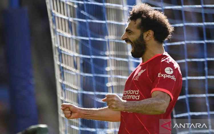 Luis Diaz dan Mohamed Salah Bawa Liverpool Menang 2-0 di Brighton