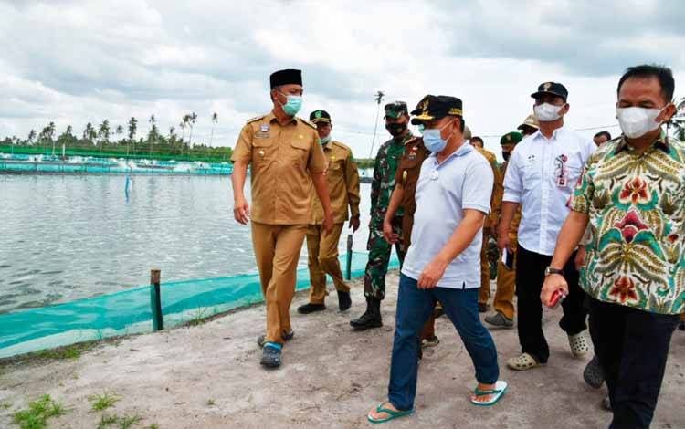 Pemkab Dorong BUMDes Budidayakan Udang Vaname