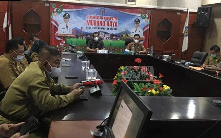 Bupati Murung Raya Ikut Rakor Pemberantasan Korupsi Terintegrasi