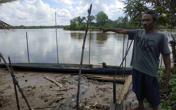 Buaya Sering Menampakan Diri di Sekitar Sungai Mitak