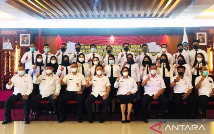 70 CPNS dan PPPK Murung Raya Dibekali Aturan Disiplin Pegawai