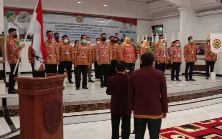 Wakil Bupati Barito Utara Hadiri Pelantikan Pengurus sekaligus HUT PPNI ke-48