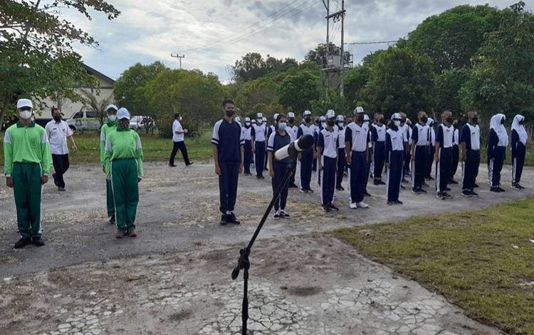 Ratusan Siswa-siswi di Palangka Raya Ikuti Seleksi Pasukan Pengibar Bendera