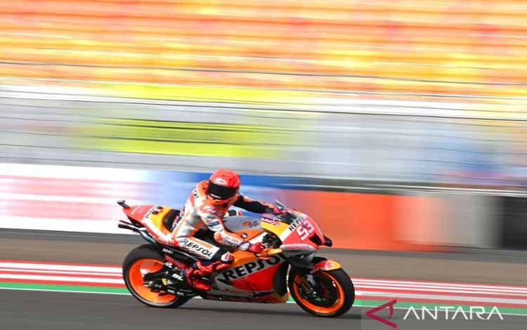 Marquez Kuasai FP3 di Kondisi Setengah Basah Sirkuit Mandalika