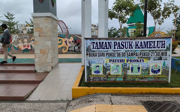 Taman Pasuk Kameloh Palangka Raya Dibuka Lagi