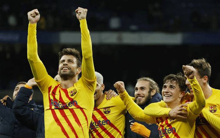 Barcelona 'Hancurkan' Real Madrid 4-0 di Kandangnya