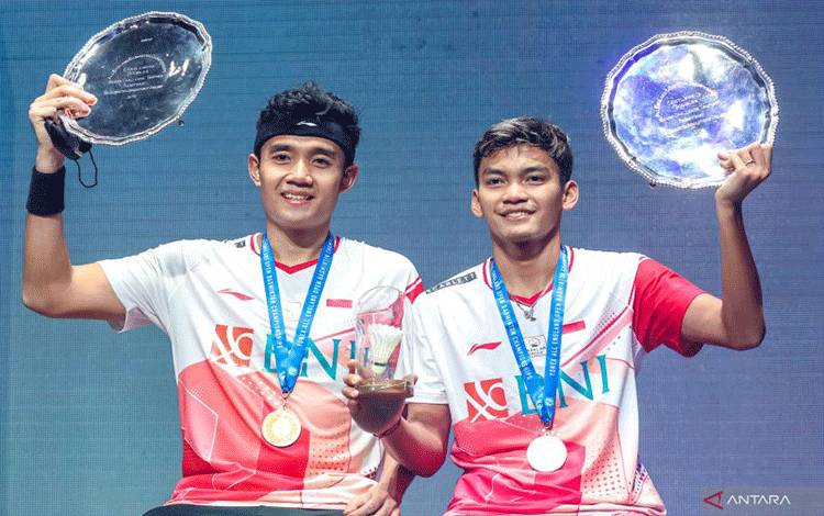 Bagas/Fikri Emosional saat Bukukan Gelar Perdana All England 2022