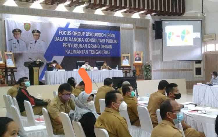 Wakili Gubernur, Herson Buka FGD Penyusunan Grand Design Kalteng 2045