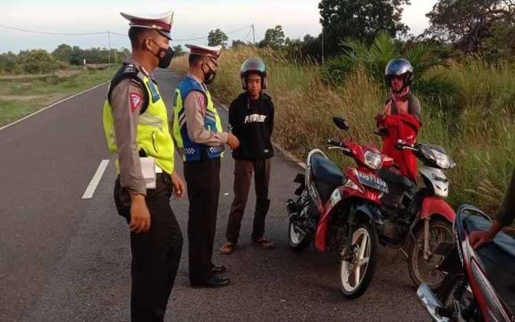 Satlantas Polres Seruyan, Ambil Tindakan Tegas Terhadap Pengguna Knalpot Brong