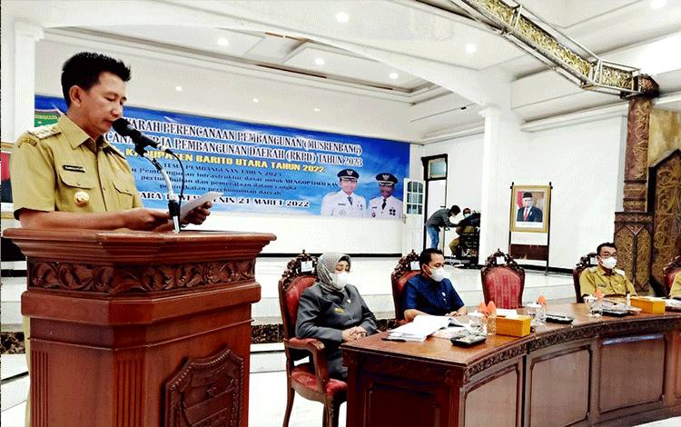 Buka Musrenbang RKPD 2023, ini Kata Bupati Barito Utara