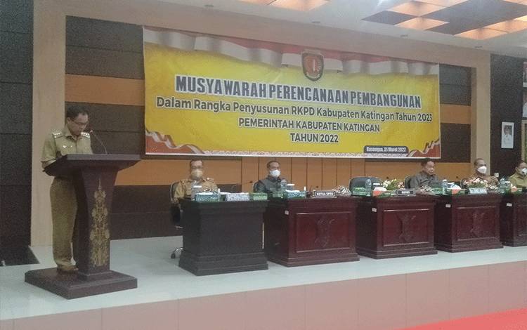 Penyusunan Perencanaan Pembangunan 2023 di Katingan untuk Mempercepat Pemulihan Ekonomi?