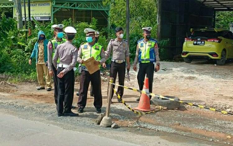 Polisi Lakukan Survei Jalan Rawan Kecelakaan di Kapuas