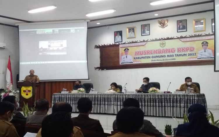 Bupati Gunung Mas Beberkan Pentingnya Musrenbang Kabupaten