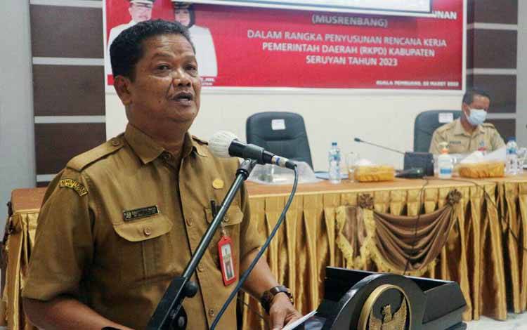 Pemkab Seruyan Gelar Musrenbang untuk Rencana Kerja 2023