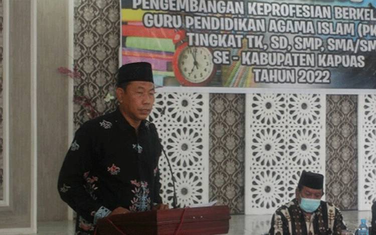 Kemenag Kapuas Latih Guru PAI Pengembangan Keprofesian Berkelanjutan