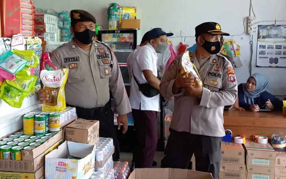 Polres Sukamara Cek Harga dan Stok Minyak Goreng