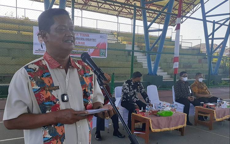 Sekda Seruyan Buka Bimtek Pengelolaan BOS
