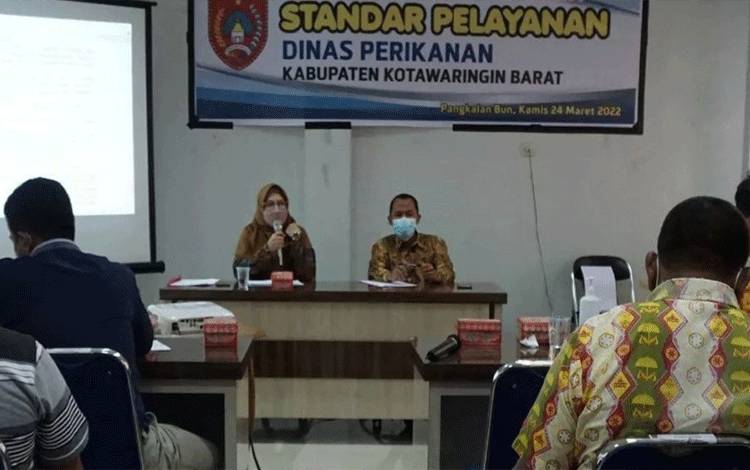 Gelar FKP Standar Pelayanan, Diskan Kobar Ingin Tingkatkan Layanan Pelaku Usaha Perikanan