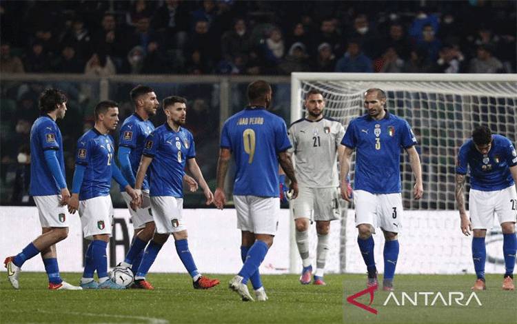 Dikalahkan Makedonia Utara, Italia Tidak Lolos ke Piala Dunia 2022