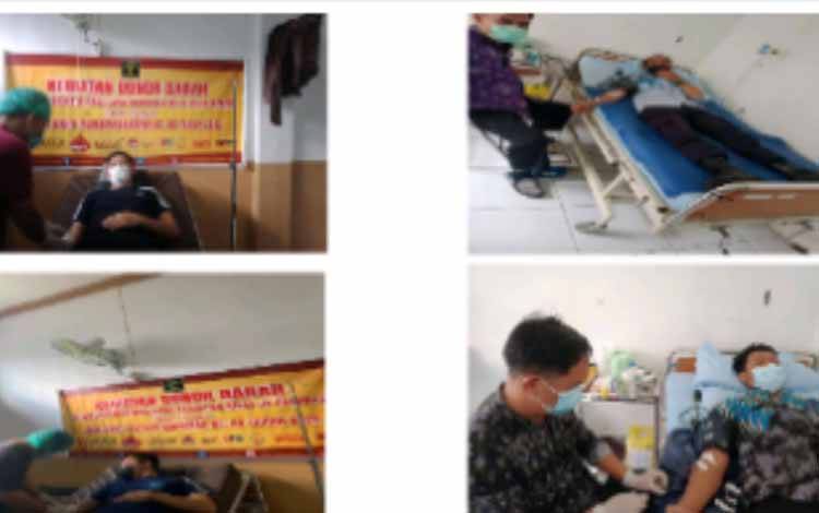 Peringati Hari Bhakti Pemasyarakatan, Lapas Narkotika Kelas II A Kasongan Gelar Aksi Sosial Donor Darah
