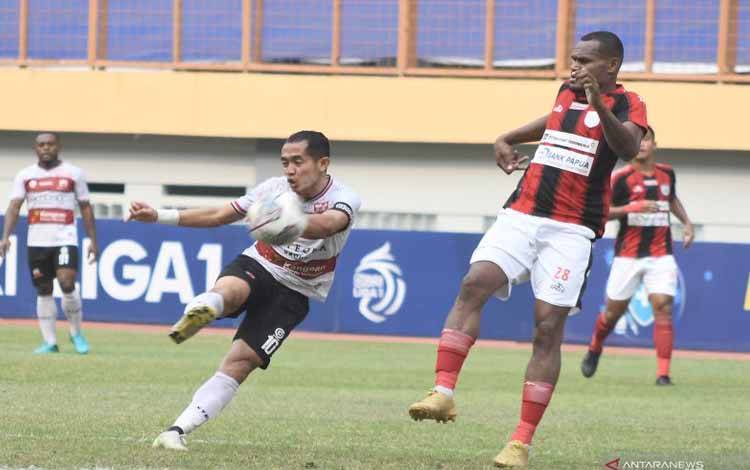 Gol Tunggal Slamet Nurcahyo Bawa Madura United Kalahkan Borneo FC