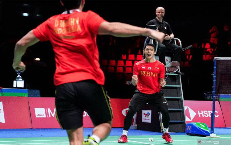 Jonatan Christie Juara Tunggal Putra Swiss Open