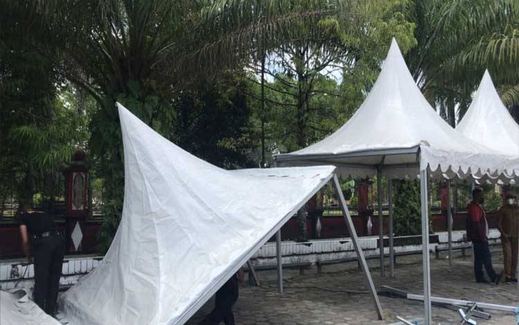 Pemkab Kotim Gratiskan Tenda Pasar Ramadan