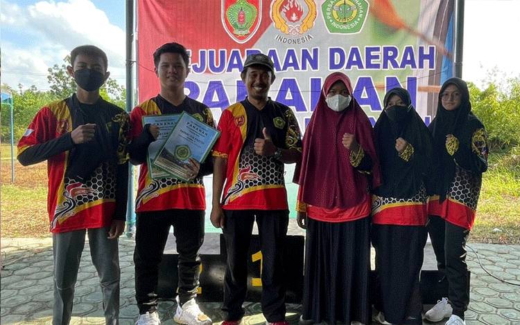Ikuti Kejurda Panahan Kalteng, Kontingen Kobar Raih 2 Medali Perak dan 3 Perunggu