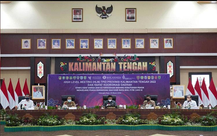 High Level Meeting TPID se-Kalimantan Tengah: Bersinergi Mengendalikan Inflasi Jelang Puasa dan Hari Raya?