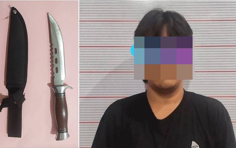 Kedapatan Bawa Pisau, Pemuda di Pangkalan Bun ini Diamankan Polisi
