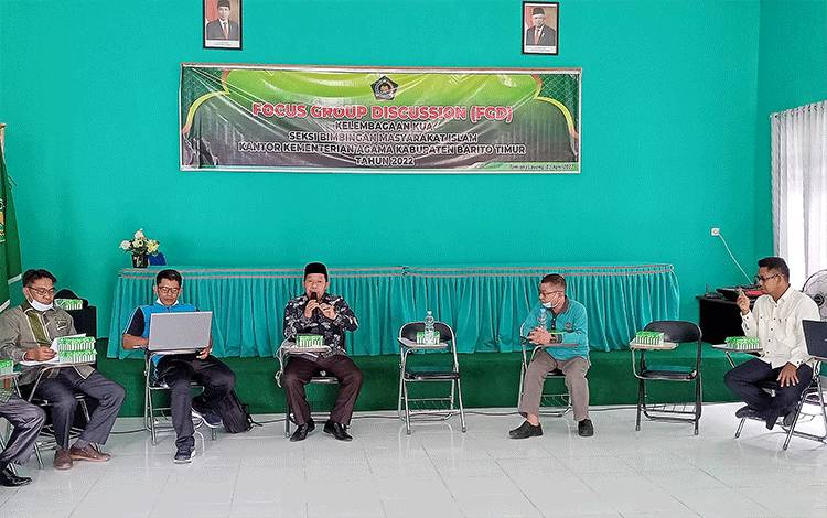 Kemenag Barito Timur Gelar Forum Group Discussion Kelembagaan KUA