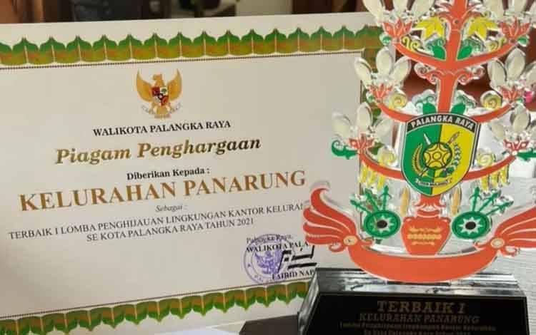 Kelurahan Panarung Juara I Lomba Penghijauan
