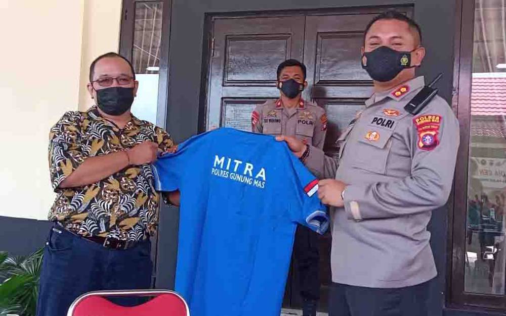 Kapolres Gumas Bincang Santai dengan PWI