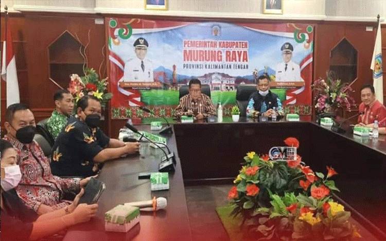 Pemkab Murung Raya Mengikuti Peluncuran Core Values ASN BerAkhlak "Bangga Melayani Bangsa"