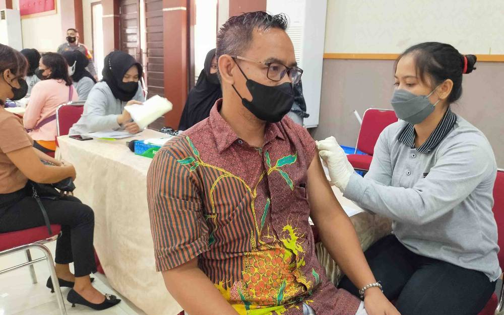Vaksinasi Lansia di Kotim Sudah Capai 78,14%