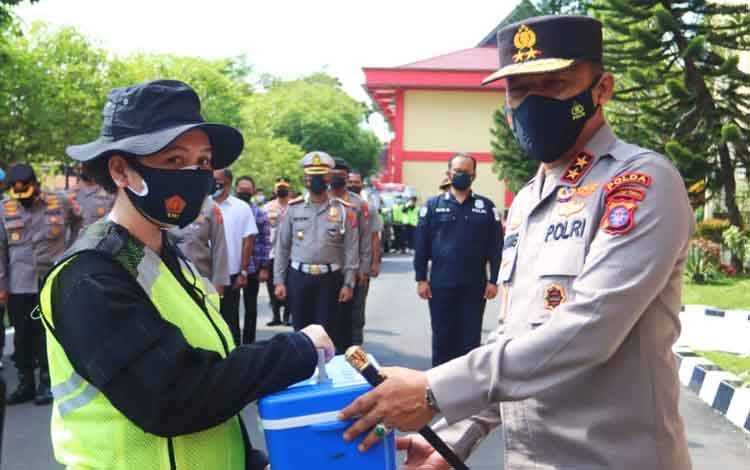 Polda Kalteng Kirim Tim Vaksinator COVID-19 Menuju Gunung Mas