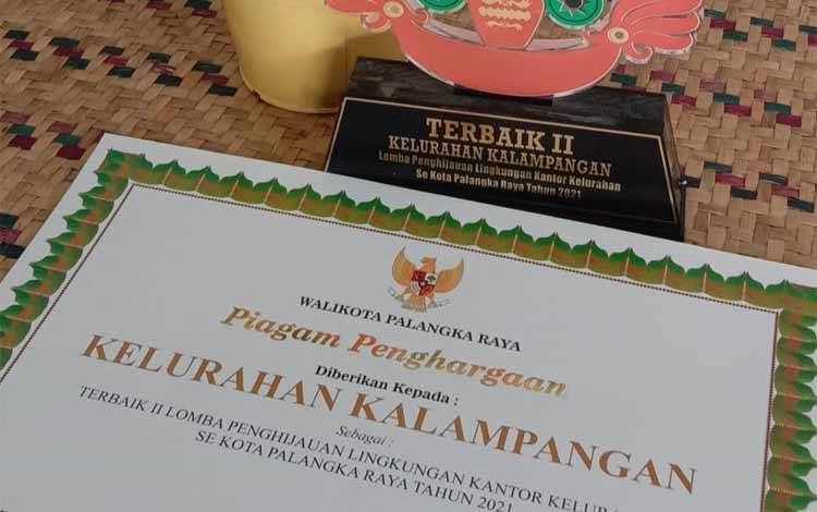 Kelurahan Kalampangan Terbaik II Lomba Penghijauan