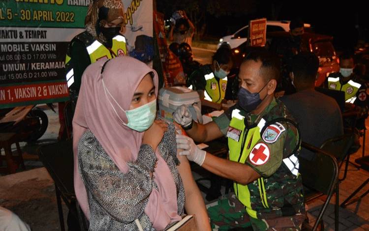 Jadi Syarat Mudik, Warga Palangka Raya Antusias Ikuti Vaksinasi Booster