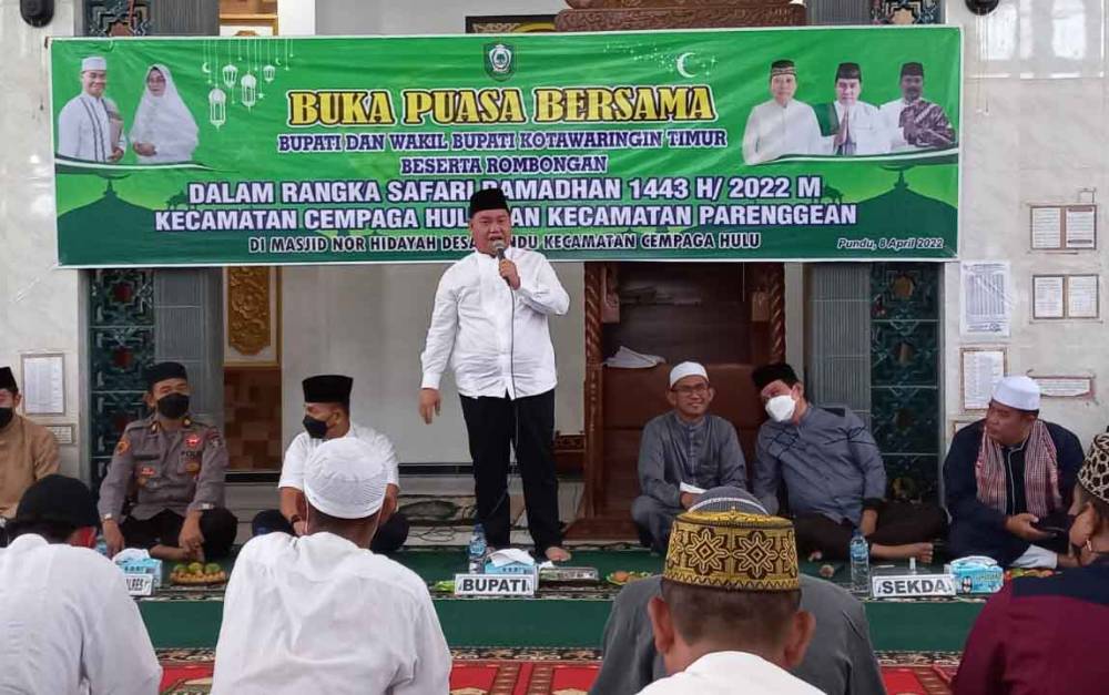 Bupati Kotim Jaring Aspirasi Masyarakat Melalui Safari Ramadan